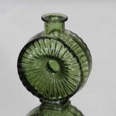 Riihimäen lasi Aurinkopullo koristepullo, koko ¼, suunnittelija Helena Tynell, koko ¼, pieni, koko ¼