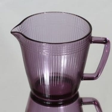 Riihimäen lasi Ruutu kaadin, 1 l, suunnittelija Helena Tynell, 1 l, 1 l