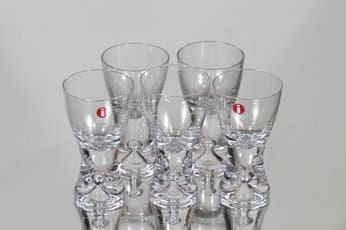 Iittala Tapio lasit, 4 cl, 5 kpl, suunnittelija Tapio Wirkkala, 4 cl, pieni, 4 cl
