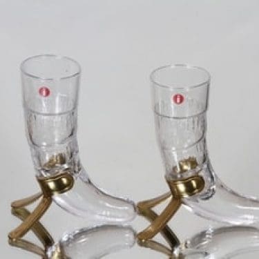 Iittala Harald snapsilasit, 8 cl, 2 kpl, suunnittelija Valto Kokko, 8 cl, 8 cl
