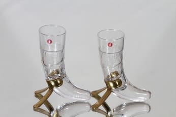 Iittala Harald snapsilasit, 8 cl, 2 kpl, suunnittelija Valto Kokko, 8 cl, 8 cl