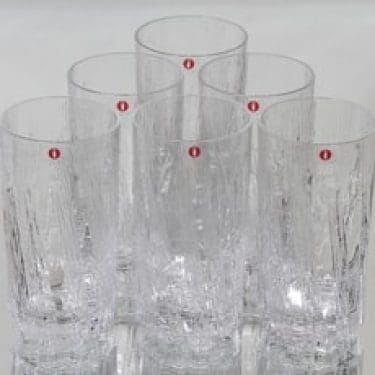 Iittala Kuura lasit, 30 cl, 6 kpl, suunnittelija Tapio Wirkkala, 30 cl, 30 cl