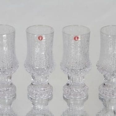 Iittala Ultima Thule lasit, 4 cl, 4 kpl, suunnittelija Tapio Wirkkala, 4 cl, pieni, 4 cl