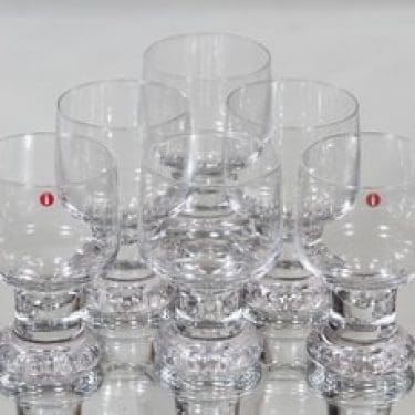 Iittala Joiku lasit, 16 cl, 6 kpl, suunnittelija Tapio Wirkkala, 16 cl, 16 cl