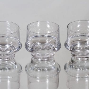 Iittala Marski lasit, 7 cl, 3 kpl, suunnittelija Tapio Wirkkala, 7 cl, pieni