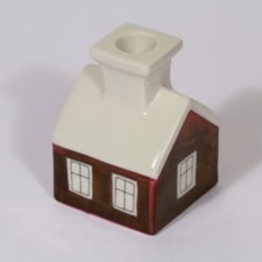 Arabia kynttilänjalka, Talo, suunnittelija Heljä Liukko-Sundström, Talo, Talo