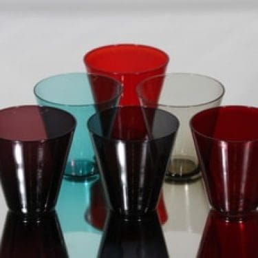 Nuutajärvi Kartio lasit, 20 cl, 6 kpl, suunnittelija Kaj Franck, 20 cl, 20 cl