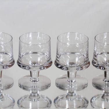 Iittala Marski lasit, 10 cl, 4 kpl, suunnittelija Tapio Wirkkala, 10 cl