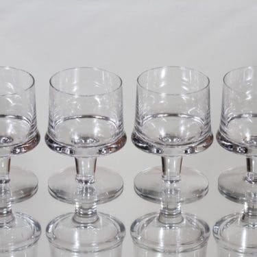 Iittala Marski lasit, 10 cl, 4 kpl, suunnittelija Tapio Wirkkala, 10 cl