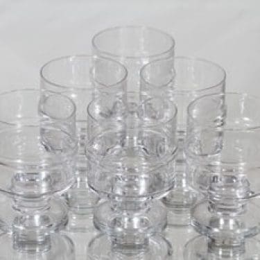 Iittala Pisararengas viinilasit, 26 cl, 6 kpl, suunnittelija Timo Sarpaneva, 26 cl, 26 cl
