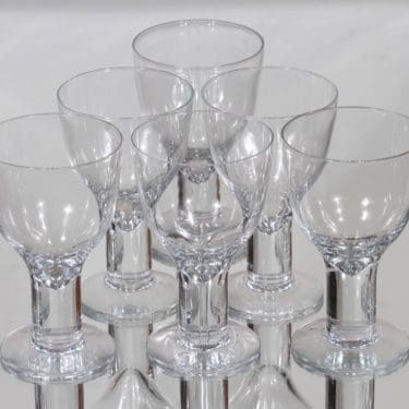 Iittala Elegia punaviinilasi, 25 cl, 6 kpl, suunnittelija Olli Tamminen, 25 cl, 25 cl