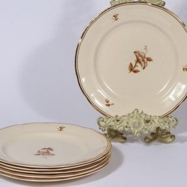 Arabia Sorja lautaset, matala, 6 kpl, suunnittelija , matala, siirtokuva, matala