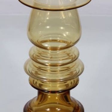 Riihimäen lasi Tornado maljakko, signeerattu, suunnittelija Tamara Aladin, signeerattu, signeerattu