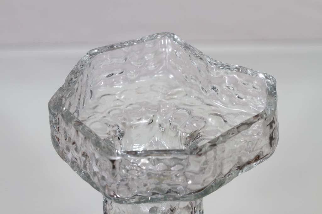 Riihimäen lasi Candida maljakko, kirkas, suunnittelija Nanny Still, suuri kuva 3