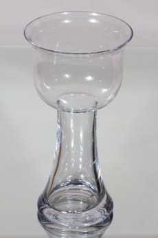 Riihimäen lasi Lootus maljakko, kirkas, suunnittelija Nanny Still, suuri