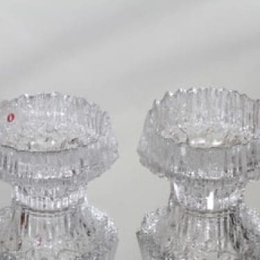 Iittala Stellaria tiukkulyhty, kirkas, 2 kpl, suunnittelija Tapio Wirkkala,