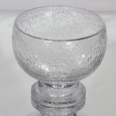 Iittala Kekkerit kulho, kirkas, suunnittelija Timo Sarpaneva, suuri