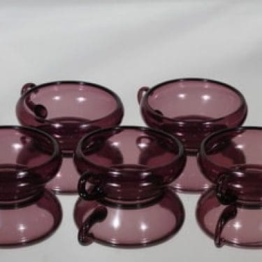 Kumela jälkiruokakulhot, lila, 5 kpl, suunnittelija ,