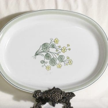 Arabia Suvi paistivati, käsinmaalattu, suunnittelija , käsinmaalattu, soikea