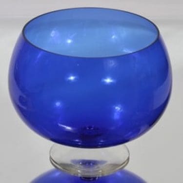 Kumela 204=2550 boolimalja, sininen, suunnittelija Sirkku Kumela-Lehtonen, suuri