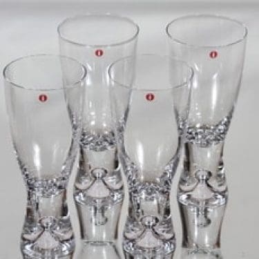 Iittala Tapio olutlasit, 25 cl, 4 kpl, suunnittelija Tapio Wirkkala, 25 cl