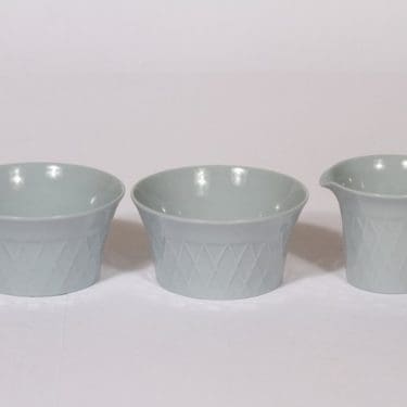 Arabia LE sokerikot ja kermakko, vaaleansininen, 2 kpl, suunnittelija ,