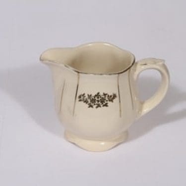 Arabia Irja kermakko, suunnittelija , painettu, kultakoriste