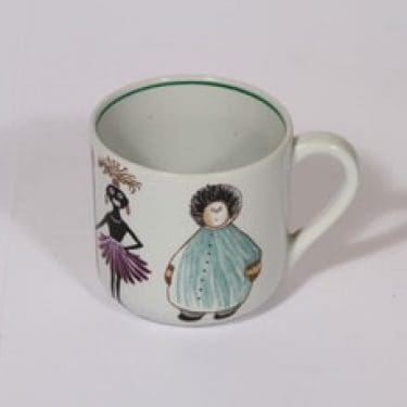 Arabia Zoo lasten muki, suunnittelija Anja Juurikkala, siirtokuva