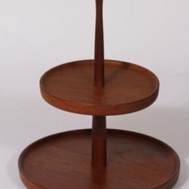 Veljekset Backman Bröderna kerrostarjotin, tiikki, suunnittelija Greta-Liisa Jäderholm-Snellman, tiikki