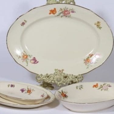 Arabia Kesäkukka vadit ja kulho, 4 osaa, suunnittelija , 4 osaa, siirtokuva