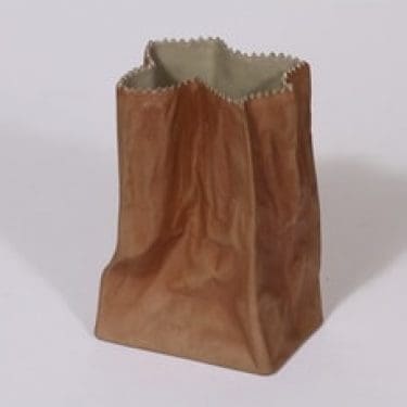 Rosenthal 3581 maljakko, Paperipussi, suunnittelija Tapio Wirkkala, Paperipussi