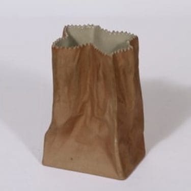 Rosenthal 3581 maljakko, Paperipussi, suunnittelija Tapio Wirkkala, Paperipussi