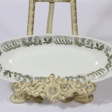 Arabia Polaris sillivati, suunnittelija Raija Uosikkinen, serikuva, kukka-aihe