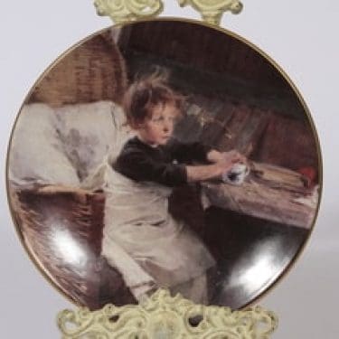 Arabia seinälautanen, Toipilas, suunnittelija Helene Schjerfbeck, Toipilas, serikuva, lapsiaihe