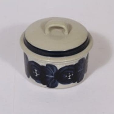 Arabia Anemone sokerikko, käsinmaalattu, suunnittelija Ulla Procope, käsinmaalattu, signeerattu