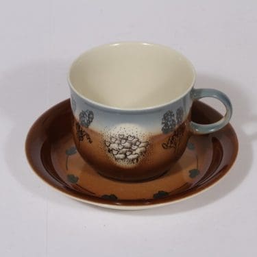 Arabia Äidin kuppi vuosikuppi, 1980, suunnittelija Gunvor Olin-Grönqvist, 1980, serikuva