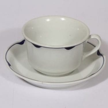 Arabia Pekka teekuppi, suunnittelija , raitakoriste