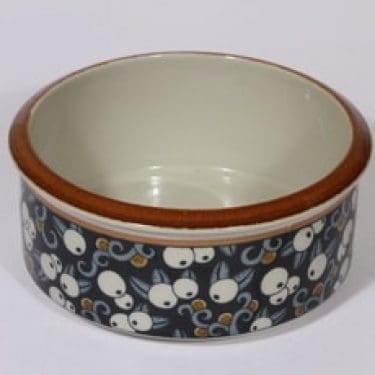 Arabia Taika kulho, suunnittelija Inkeri Seppälä, puhalluskoriste, retro