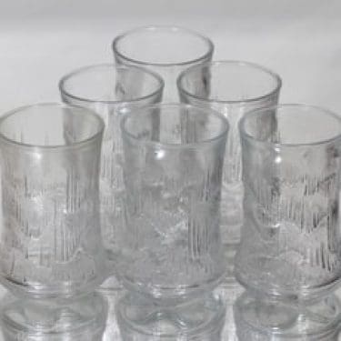 Riihimäen lasi Revontulet lasit, 30 cl, 6 kpl, suunnittelija Erkkitapio Siiroinen, 30 cl