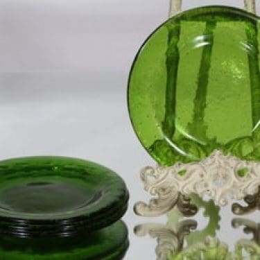 Humppila Talonpoika lautaset, vihreä, 4 kpl, suunnittelija , pieni