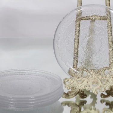 Iittala Solaris lautaset, matala, 6 kpl, suunnittelija Tapio Wirkkala, matala