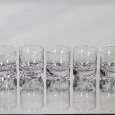 Iittala Gaissa snapsilasit, 4 cl, 5 kpl, suunnittelija Tapio Wirkkala, 4 cl