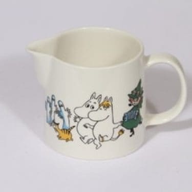 Arabia Muumi kaadin, Iloinen perhe, suunnittelija Tove Slotte, Iloinen perhe, 0.5 l, serikuva