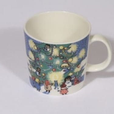 Arabia Muumi muki, Joulumuki 2004-2005, suunnittelija Tove Slotte, Joulumuki 2004-2005, serikuva