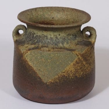 Arabia ruukku, käsinmaalattu, suunnittelija Francesca Lindh, käsinmaalattu, suuri, käsindreijattu, signeerattu