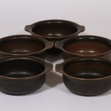 Arabia Ruska annoskulhot, syvä, 5 kpl, suunnittelija Ulla Procope, syvä