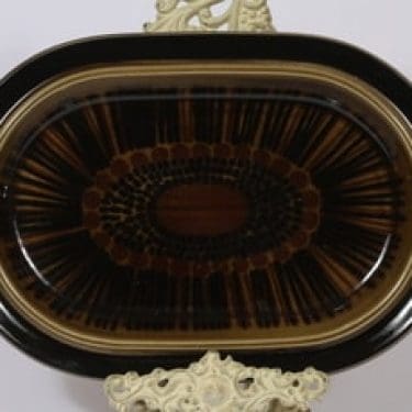 Arabia Kosmos vati, suunnittelija Gunvor Olin-Grönqvist, suuri, puhalluskoriste, retro