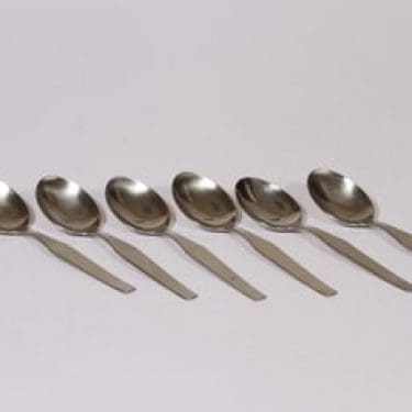 Hackman ruokalusikat, teräs, 6 kpl, suunnittelija Bertel Gardberg, teräs