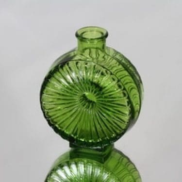 Riihimäen lasi Aurinkopullo koristepullo, koko 1/4, suunnittelija Helena Tynell, koko 1/4, pieni