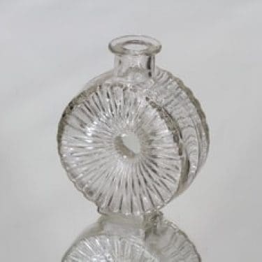 Riihimäen lasi Aurinkopullo koristepullo, koko 1/4, suunnittelija Helena Tynell, koko 1/4, pieni